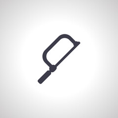 hack saw isolated icon. hack saw icon.