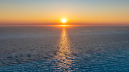Clear sky sunset on the marvelous island of Lefkada. - 639138891
