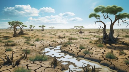 Desertification halted as greenery reclaims arid land | generative AI