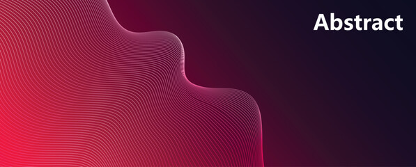 abstract background with lines. red geometric shape. minimal covers design. Colorful geometric background, vector illustration