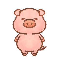 立ちポーズ_ブタ_01