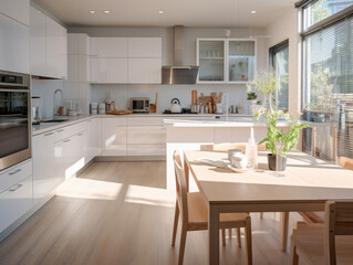 modern kitchen interior