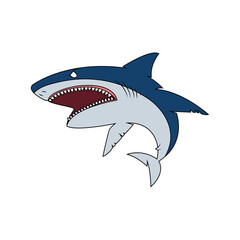 Shark mascot logo. Shark esport logo