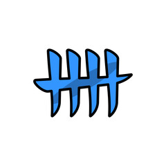 Obraz premium counting icon vector design templates