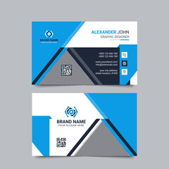 Vector Business cards and Modern Creative and Clean template. simple minimal Business Card layout design.