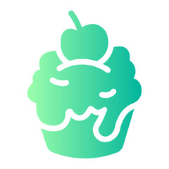 cup cake Gradient icon