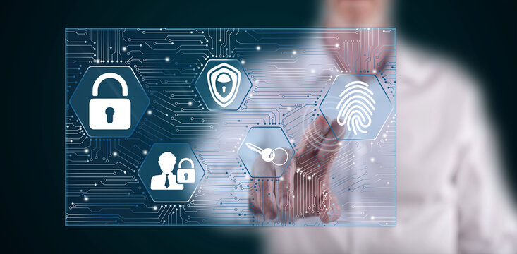 Man touching a sca concept