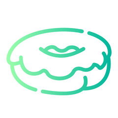 donut Line Gradient Icon