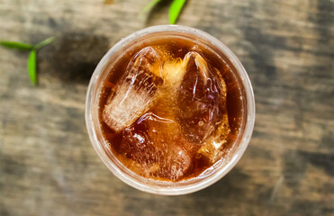 a glass of iced tea
