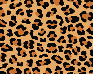 Fototapeta na wymiar Leopard print pattern seamless background and printing or home decorate and more.