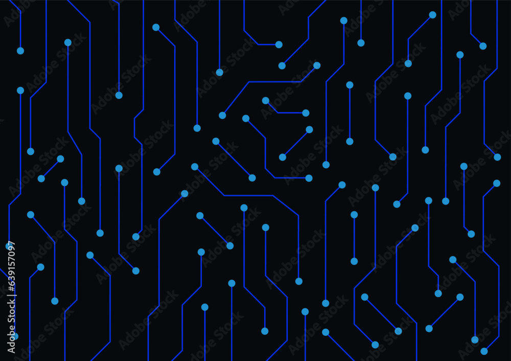 Aufkleber graphics design circuit on mainboard with circuit vector illustration