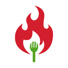 Spicy food logo