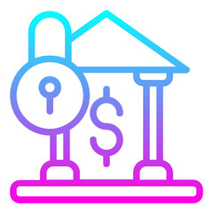 Bank security icon
