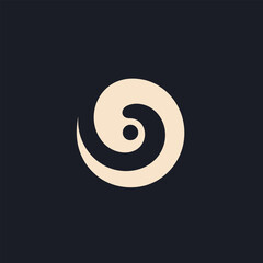 Task management filled beige logo. Team communication. Zen enso circle. Design element. Created with artificial intelligence. Ai art for corporate branding, software product, remote work solution