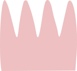 Abstract hand drawn organic shape