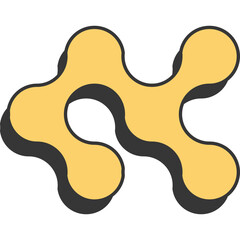 Groovy Y2K Retro Shape