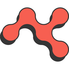 Groovy Y2K Retro Shape