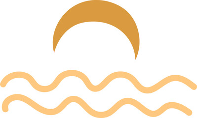 Abstract hand drawn organic shape