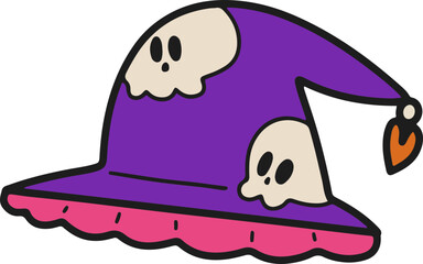 Whimsical Halloween Cartoon Drawings