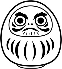 daruma line icon 