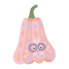 Cute Halloween Pumpkin Character