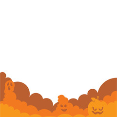 Obraz premium Halloween Footer