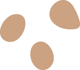 Abstract hand drawn organic shape