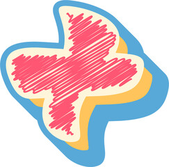 3D Colorful Scribble Alphabet Letters, Numbers, And Signs On A Transparent Background, Lettering Hand Drawn For Educational, Scribble Style Letters