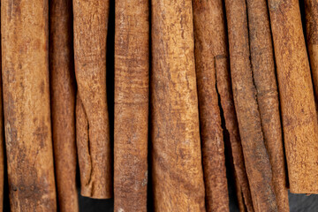 aromatic cinnamon sticks used in cooking and confectionery products