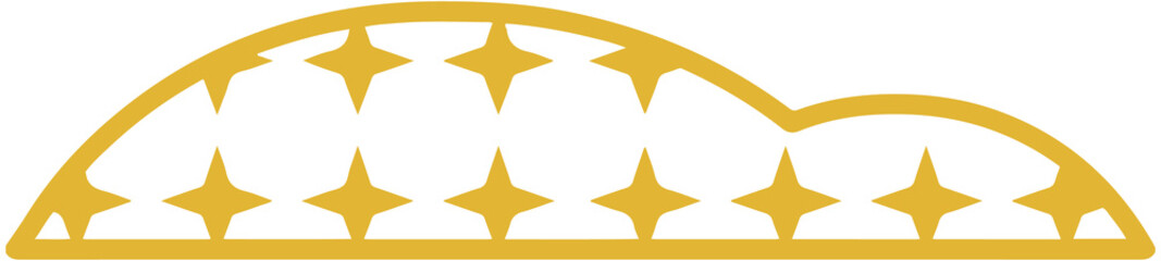 Japanese Cloud Line Pattern Icon