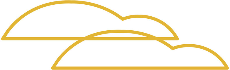 Japanese Cloud Line Pattern Icon