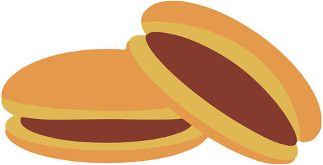 Dorayaki flat icon