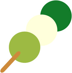 Wagashi dango japanese desserts