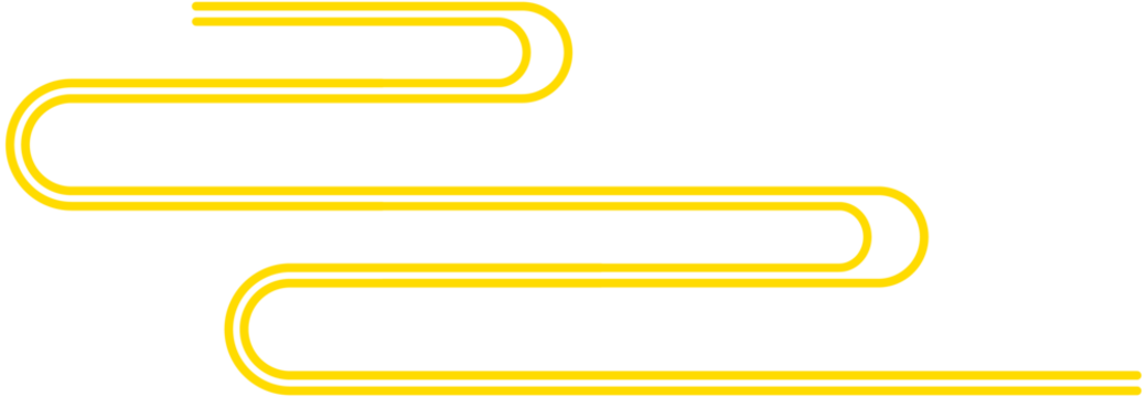 Chinese  yellow cloud  line icon - Powered by Adobe