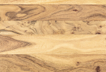 Close-up of solid acacia wood