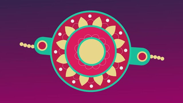 Raksha Bandhan Animation With Mandalas.
