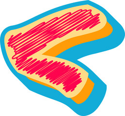 3D Scribble Alphabet Letters, Numbers, And Signs On A Transparent Background, Lettering Hand Drawn For Educational, Scribble Style Letters