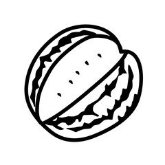 watermelon outline