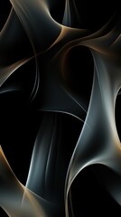 Minimalistic background. White smoke waves, with smooth motion. 