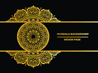 Luxury mandala background design