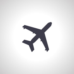 plane isolated icon. aircraft icon