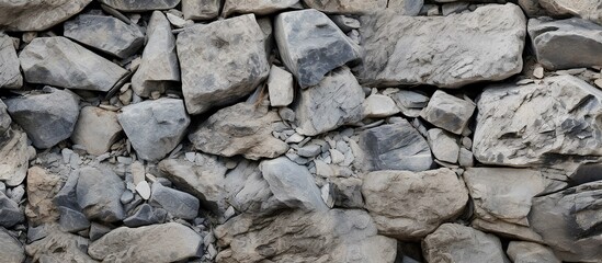 Fototapeta premium Background with stone texture, banner with stone surface.
