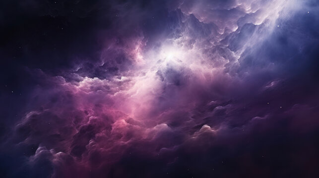 Abstract storm dramatic claud background digital illustration