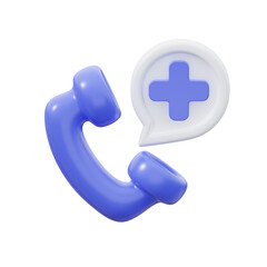 3D Medical Call Illustration