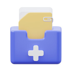 Obraz premium 3D Medical Document Illustration