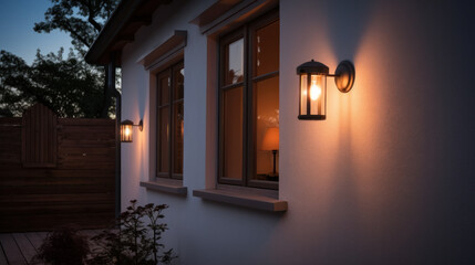 outdoor lighting lamp downlight wall mount modern design for office building