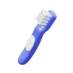3D Tooth Brush Illustration