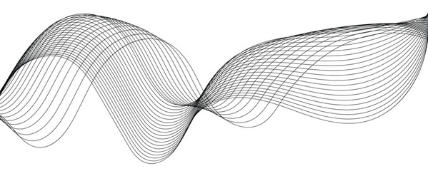 illustration of an background with waves. abstract background with lines © Gr.hot