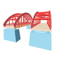 Bridge connection structure.