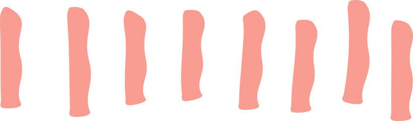 Abstract hand drawn organic shape